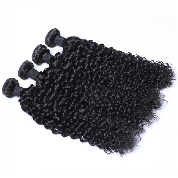 100% human hair nature black afro curly hair weft/weave XS007